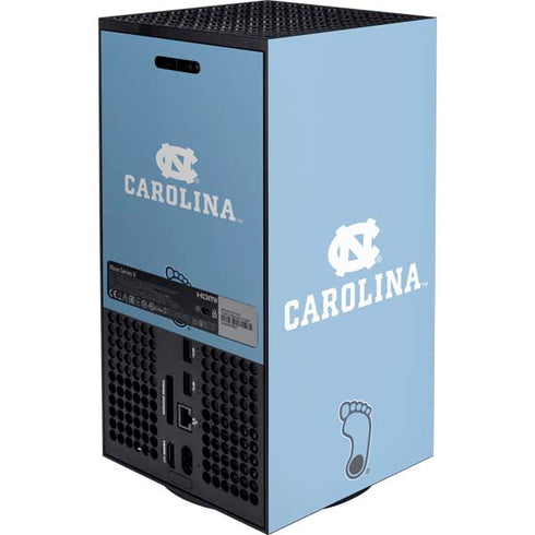 University of North Carolina UNC Carolina XBox Series X Digital Edition Console Skin